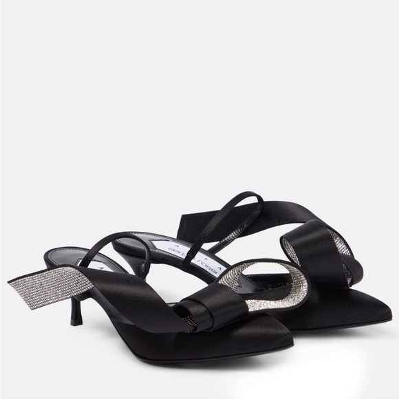 AREA x Sergio Rossi Marquise crystal-embellished sandals - Picture 10 of 12